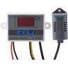 Capteur d'humidité XH-W3005 haute précision 12 V/24 V/220 V Hygromètre Numérique Commutateur Contrôleur 0~99% RH (220 V)