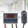 Capteur d'humidité XH-W3005 haute précision 12 V/24 V/220 V Hygromètre Numérique Commutateur Contrôleur 0~99% RH (220 V)