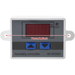 XH-W3005 Contrôleur D'humidité Numérique Hygromètre à Capteur D'humidité de Haute Précision 12V / 24V / 220V(12V)