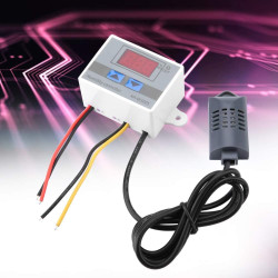 XH-W3005 Contrôleur D'humidité Numérique Hygromètre à Capteur D'humidité de Haute Précision 12V / 24V / 220V(12V)