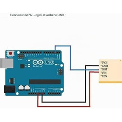 ARCELI 5 PCS Microwave Radar capteur RCWL-0516 Commutateur Module Induction Board Détecteur
