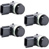 (Lot de 4) Capteur Radar de Recul Aide Stationnement Avant ou Arrière compatible pour CITAN MOVANO B VIVARO B CAPTUR I CLIO IV G