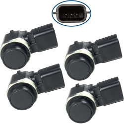 (Lot de 4) Capteur Radar de Recul Aide Stationnement Avant ou Arrière compatible pour CITAN MOVANO B VIVARO B CAPTUR I CLIO IV G