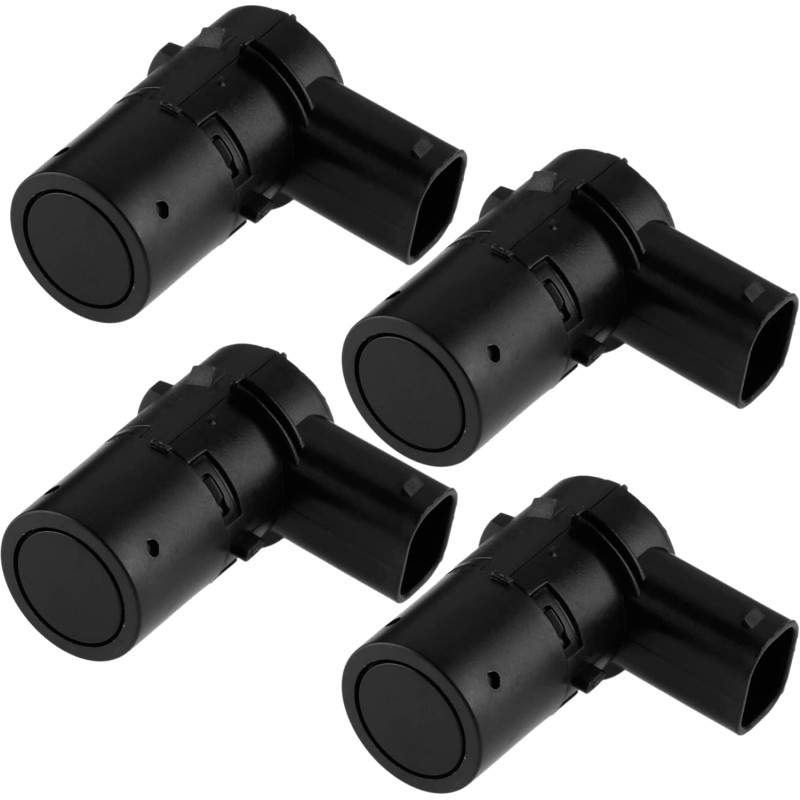 (Lot de 4) Capteurs Radar de Recul Aide Stationnement Avant compatible pour CLIO III ESPACE IV GRAND SCENIC II LAGUNA II MASTER 
