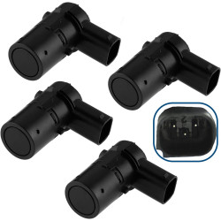 (Lot de 4) Capteurs Radar de Recul Aide Stationnement Avant compatible pour CLIO III ESPACE IV GRAND SCENIC II LAGUNA II MASTER 