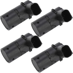 (Lot de 4) Capteurs Radar de Recul Aide Stationnement Avant compatible pour CLIO III ESPACE IV GRAND SCENIC II LAGUNA II MASTER 