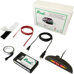 Proxel - Capteurs de stationnement électromagnétiques Invisibles, arrière, EPS-Dual 4.0 avec Affichage, sans perçage de Pare-Cho