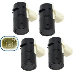 (Lot de 4) Capteurs Radar de Recul Aide Stationnement Arrière compatible pour C4 COUPE I 207+ CC - 6590.H1 9652965177