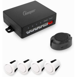 BEEPER Radar de recul 4 capteurs Blancs RE002A/4-B
