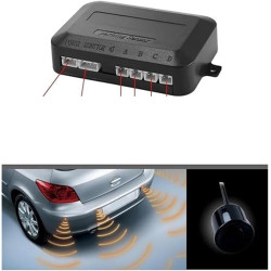 Radar De Recul Voiture Radar Recul Voiture 12 V 22 Mm Kit Capteurs Stationnement Universels 4 Avertisseurs Sonores Recul Sonde A
