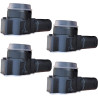 (Lot de 4) Capteurs Radar de Recul Aide Stationnement Avant ou Arrière compatible pour C3 III C4 CACTUS 2008 208 308 II EXPERT P