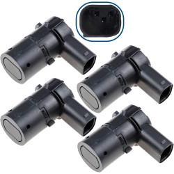 (Lot de 4) Capteur Radar de Recul Aide Stationnement Arrière compatible pour CLIO II III IV ESPACE IV KANGOO LAGUNA II III MASTE