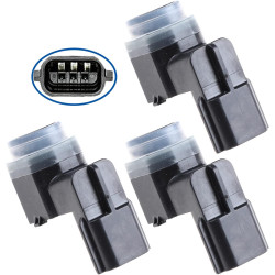 (Lot de 3) Capteur Radar de Recul Aide Stationnement Avant ou Arrière compatible pour TALENTO NV300 QASHQAI 2 VIVARO B CLIO IV F