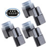(Lot de 3) Capteur Radar de Recul Aide Stationnement Avant ou Arrière compatible pour TALENTO NV300 QASHQAI 2 VIVARO B CLIO IV F