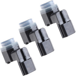 (Lot de 3) Capteur Radar de Recul Aide Stationnement Avant ou Arrière compatible pour TALENTO NV300 QASHQAI 2 VIVARO B CLIO IV F