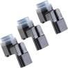 (Lot de 3) Capteur Radar de Recul Aide Stationnement Avant ou Arrière compatible pour TALENTO NV300 QASHQAI 2 VIVARO B CLIO IV F