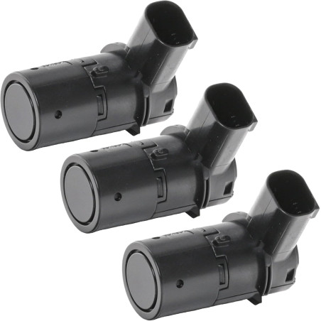 (Lot de 3) Capteurs Radar de Recul Aide Stationnement Avant compatible pour CLIO III ESPACE IV GRAND SCENIC II LAGUNA II MASTER 