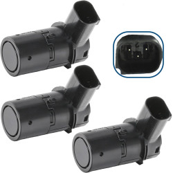 (Lot de 3) Capteurs Radar de Recul Aide Stationnement Avant compatible pour CLIO III ESPACE IV GRAND SCENIC II LAGUNA II MASTER 