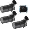 (Lot de 3) Capteurs Radar de Recul Aide Stationnement Avant compatible pour CLIO III ESPACE IV GRAND SCENIC II LAGUNA II MASTER 