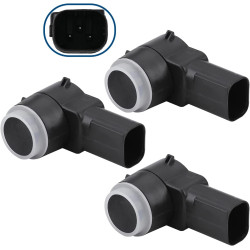 (Lot de 3) Capteurs Radar de Recul Aide Stationnement Avant ou Arrière compatible pour BERLINGO C3 PICASSO C5 III 307 308 407 PA