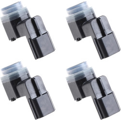 (Lot de 4) Capteur Radar de Recul Aide Stationnement Avant ou Arrière compatible pour TALENTO NV300 QASHQAI 2 VIVARO B CLIO IV F