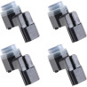 (Lot de 4) Capteur Radar de Recul Aide Stationnement Avant ou Arrière compatible pour TALENTO NV300 QASHQAI 2 VIVARO B CLIO IV F