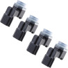(Lot de 4) Capteur Radar de Recul Aide Stationnement Avant ou Arrière compatible pour TALENTO NV300 QASHQAI 2 VIVARO B CLIO IV F