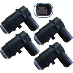 (Lot de 4) Capteurs Radar de Recul Aide Stationnement Arrière compatible pour DOKKER DUSTER LODGY LOGAN II LOGAN MCV II SANDERO 