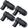 (Lot de 4) Capteurs Radar de Recul Aide Stationnement Arrière compatible pour DOKKER DUSTER LODGY LOGAN II LOGAN MCV II SANDERO 