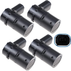 (Lot de 4) Capteurs Radar de Recul Aide Stationnement Arrière compatible pour C5 I 307 607-659001 9639945580