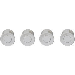 COCAR Système de recul de Voiture avec 4 capteurs de stationnement et Radar de détection de Distance + Affichage de Distance LED