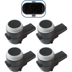 (Lot de 4) Capteurs Radars de Recul Aide Stationnement Avant ou Arrière compatible pour CLASSE C CLC E GL GLK M R S CLS SL SLK S