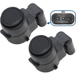 (Lot de 2) Capteurs Radar de Recul Aide Stationnement Avant ou Arrière compatible pour SÉRIE 1 (E81, E87, E82, E88) SÉRIE 3 (E90