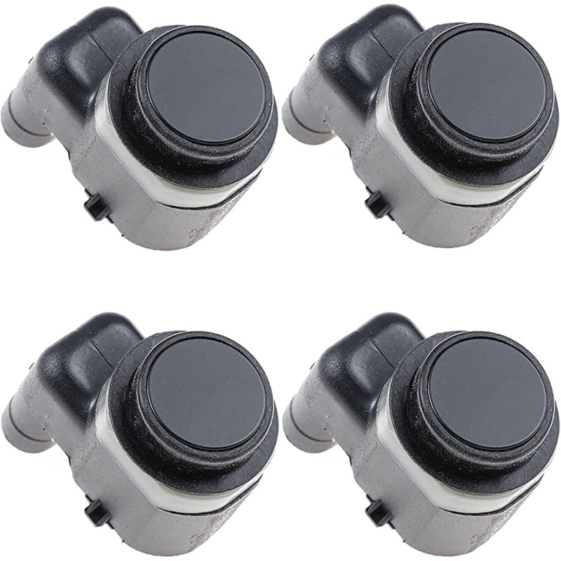 (Lot de 4) Capteurs Radar de Recul Aide Stationnement Avant ou Arrière compatible pour QASHQAI +2 I VIVARO A KANGOO II KOLEOS I 