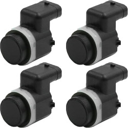 (Lot de 4) Capteurs Radar de Recul Aide Stationnement Avant ou Arrière compatible pour QASHQAI +2 I VIVARO A KANGOO II KOLEOS I 
