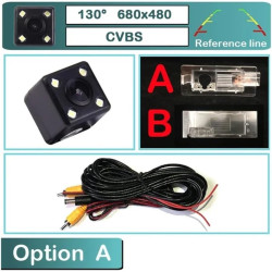 Caméra Recul Voiture Caméra de recul pour véhicule 170 1280x720P HD AHD pour Twingo 2 3 pour Euro pour Clio 4 III IV pour Kangoo