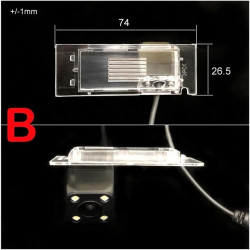 Caméra Recul Voiture Caméra de recul pour véhicule 170 1280x720P HD AHD pour Twingo 2 3 pour Euro pour Clio 4 III IV pour Kangoo