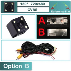 Caméra Recul Voiture Caméra de recul pour véhicule 170 1280x720P HD AHD pour Twingo 2 3 pour Euro pour Clio 4 III IV pour Kangoo