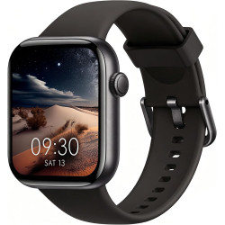 Acclafit montre connectée homme femme avec appels bleutooth, écran 1.85" hd smartwatch sport (140+ modes), cardiofréquencemètre,
