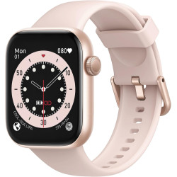 Acclafit montre connectée homme femme avec appels bleutooth, écran 1.85" hd smartwatch sport (140+ modes), cardiofréquencemètre,