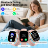 Ia montre connectée femme homme avec chatgpt, 1.91''smartwatch avec appel bleutooth, etanche ip68 montre sport podometre cardiof