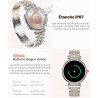 Montre Intelligente pour Femme, écran Couleur de 3,2 cm, étanchéité IP67, traqueur d'activité Physique, Moniteur de fréquence Ca