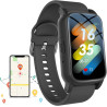 X&z-xaoy montre intelligente pour seniors avec détection de chute montre intelligente avec alarme sos pour personnes âgées avec 