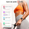 Gydom montre connectée femme homme, écran amoled 1,75" avec suivi fitness, appels bleutooth & assistant ia, fréquence cardiaque 