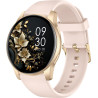 Acclafit montre connectée femme homme avec appel bleutooth, smartwatch ronde 1,38" avec 147+ modes sportifs, cardiofréquencemètr