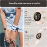 Acclafit montre connectée femme homme avec appel bleutooth, smartwatch ronde 1,38" avec 147+ modes sportifs, cardiofréquencemètr