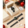Walkerfit montre connectée femme avec appel bleutooth 1.43" smartwatch | pour ios et android, écran amoled incurvé, charge sans 