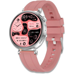 Cgv | geko one montre connectée femme avec écran amoled 466x466px 1,32’’ | prise d’appels, bleutooth 5.3, autonomie 7 jours+, su