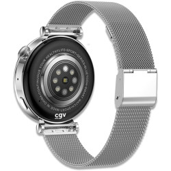 Cgv | geko one montre connectée femme avec écran amoled 466x466px 1,32’’ | prise d’appels, bleutooth 5.3, autonomie 7 jours+, su
