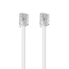 deleyCON 40m Câble Téléphone - RJ11 Modulaire 99% Cuivre AWG 28 6P4C Western - 2x Fiche RJ11 avec plat pour Prise Modem Routeur 